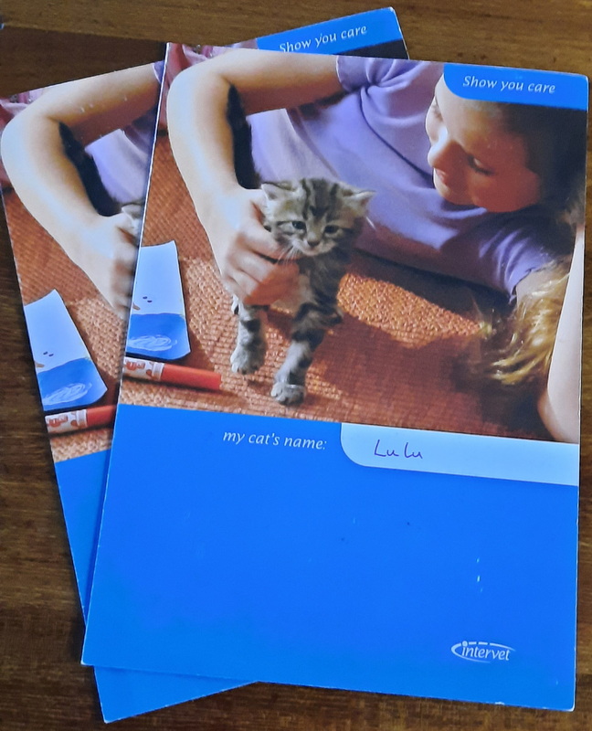 cat vaccination cards